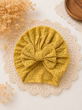 Mufflet Mustard Baby Turban Cap